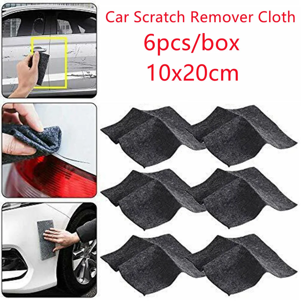 6Pcs Car Scratch Remover Cloth Nano Sparkle Cloth For Car Scratches Nano Cloth Scratch Remover 10x20cm Repair Scratch Polishing
6Pcs Car Scratch Remover Cloth Nano Sparkle Cloth For Car Scratches Nano Cloth Scratch Remover 10x20cm Repair Scratch Polishing