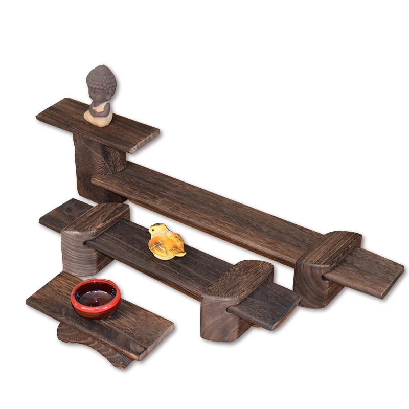Kung Fu Tea Set Storage Case Storage Rack DIY Creative Handmade Desktop Flower Stand Decoration Paulownia Whole Wood Carbonized
Kung Fu Tea Set Storage Case Storage Rack DIY Creative Handmade Desktop Flower Stand Decoration Paulownia Whole Wood Carbonized