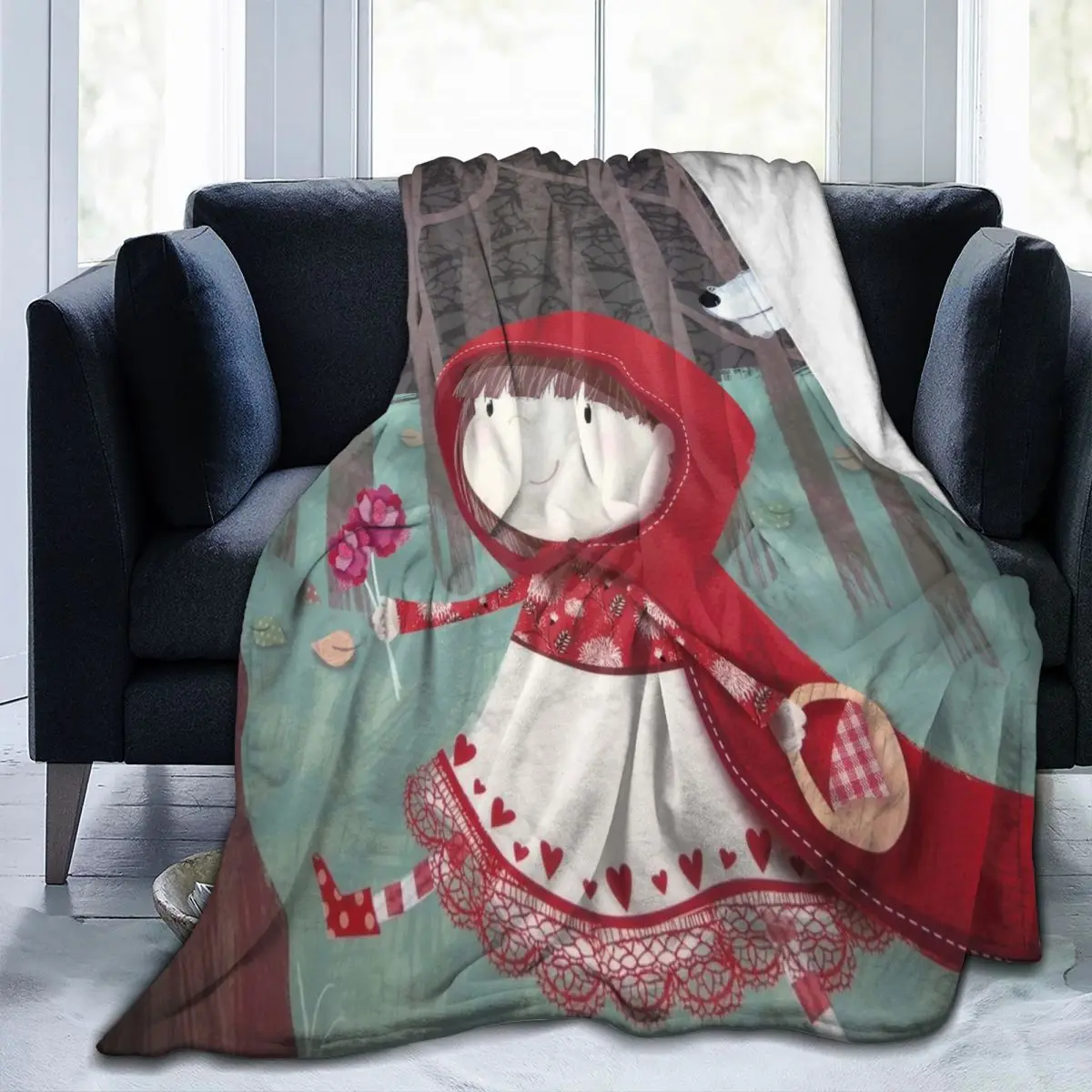 Little Red Riding Hood Blanket Sofa Cover Fleece All Season Wolf Anime Breathable Throw Blanket for Bedding Car Bedding Throws
Little Red Riding Hood Blanket Sofa Cover Fleece All Season Wolf Anime Breathable Throw Blanket for Bedding Car Bedding Throws