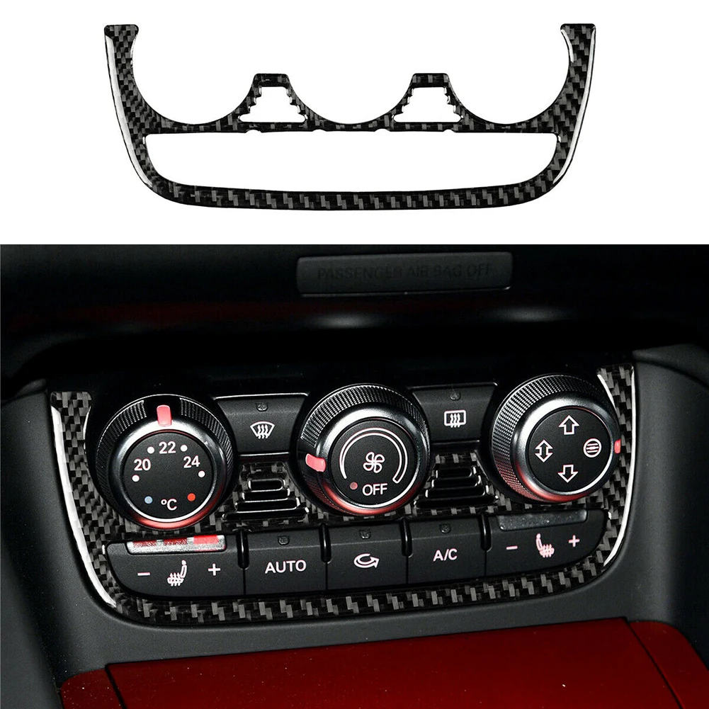 Carbon Fiber Car Accessories Interior Air Conditioning CD Panel Black Cover Trim Stickers For AUDI1 TT 8J MK123 TTRS 2008-2014
Carbon Fiber Car Accessories Interior Air Conditioning CD Panel Black Cover Trim Stickers For AUDI1 TT 8J MK123 TTRS 2008-2014