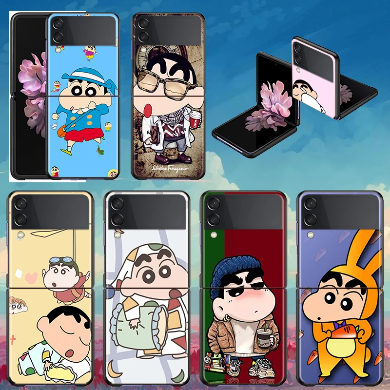 Shockproof Hard Cover Folding Mobile Shell Crayon Shin-chan For Samsung Galaxy Z Flip 3 5G Black Funda Phone Case
Shockproof Hard Cover Folding Mobile Shell Crayon Shin-chan For Samsung Galaxy Z Flip 3 5G Black Funda Phone Case