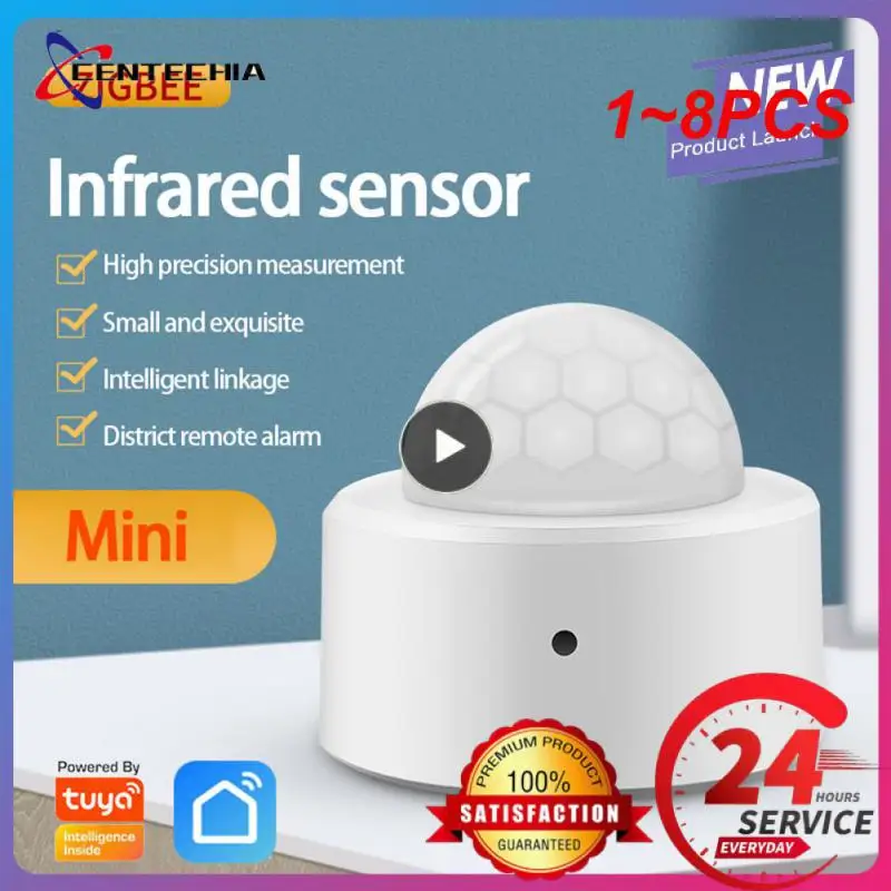 Датчик движения Tuya ZigBee, инфракрасный детектор движения для умного дома, работает с Alexa Home, 1-8 шт.
Датчик движения Tuya ZigBee, инфракрасный детектор движения для умного дома, работает с Alexa Home, 1-8 шт.