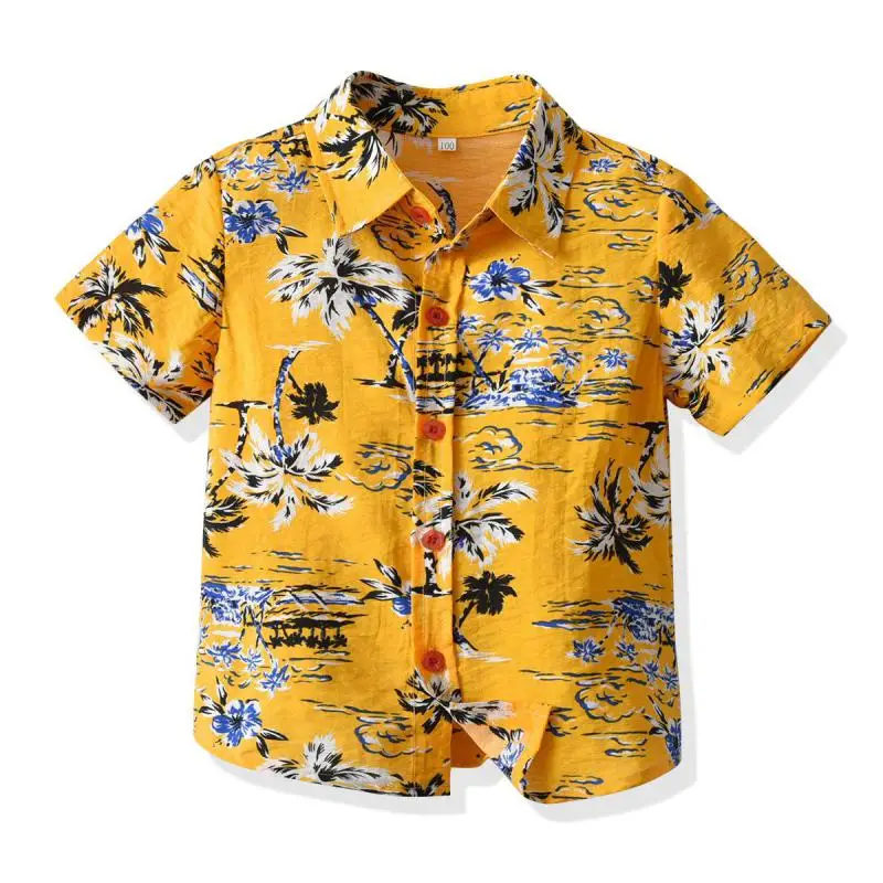 Fashion Summer Kids Clothes Boys Shirt Short Sleeve Baby Boy Shirt Floral Print Boy Shirts For Children Tops
Fashion Summer Kids Clothes Boys Shirt Short Sleeve Baby Boy Shirt Floral Print Boy Shirts For Children Tops