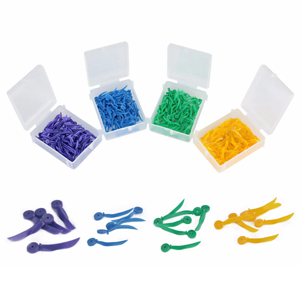 100Pcs/box Disposable Dental Wedges With Hole 4 Sizes Tooth Gap Wedge Non-toxic Medical Grade Plastic Dentist Materials Supplies
100Pcs/box Disposable Dental Wedges With Hole 4 Sizes Tooth Gap Wedge Non-toxic Medical Grade Plastic Dentist Materials Supplies