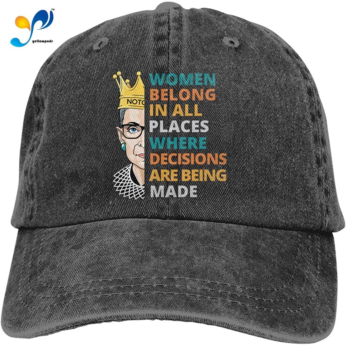 Unisex Classic Notorious Ruth Ginsburg RBG Dad Hat Men Women Adjustable Baseball Cap Sandwich Hat
Unisex Classic Notorious Ruth Ginsburg RBG Dad Hat Men Women Adjustable Baseball Cap Sandwich Hat