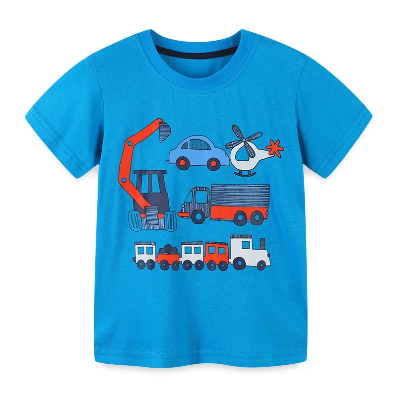 Summer New Children's T-shirt Knitted Cotton Euramerican Style Cartoon Collar Boys T-shirt Short Sleeve Baby Comfortable Top
Summer New Children's T-shirt Knitted Cotton Euramerican Style Cartoon Collar Boys T-shirt Short Sleeve Baby Comfortable Top