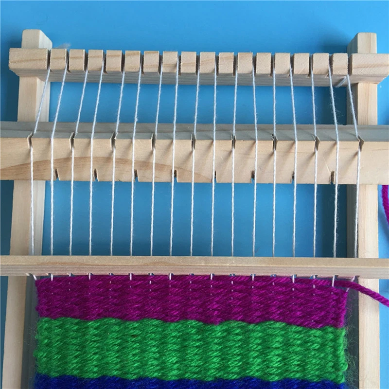 Traditional Wooden Weaving Loom Craft Yarn Hand Knitting Machine Kids Educational Toy Gifts Cultivate Practical Ability
Traditional Wooden Weaving Loom Craft Yarn Hand Knitting Machine Kids Educational Toy Gifts Cultivate Practical Ability