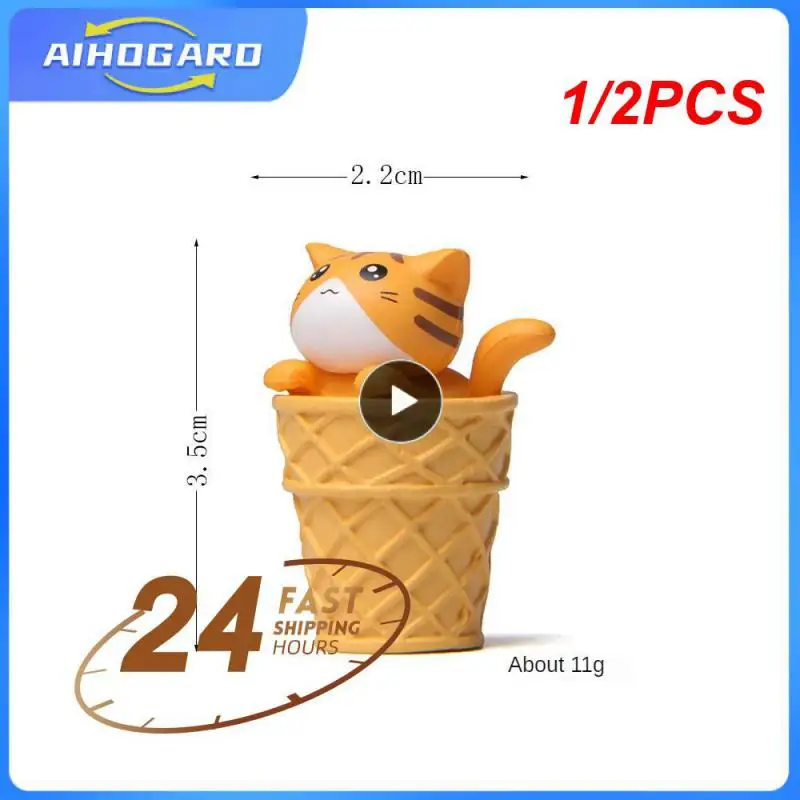 1/2PCS Mini Ice Cream Cat Ornament Garden Kitten Statue Gift for Kids Children Baby Room Decoration Toy Miniature Figurines Home
1/2PCS Mini Ice Cream Cat Ornament Garden Kitten Statue Gift for Kids Children Baby Room Decoration Toy Miniature Figurines Home