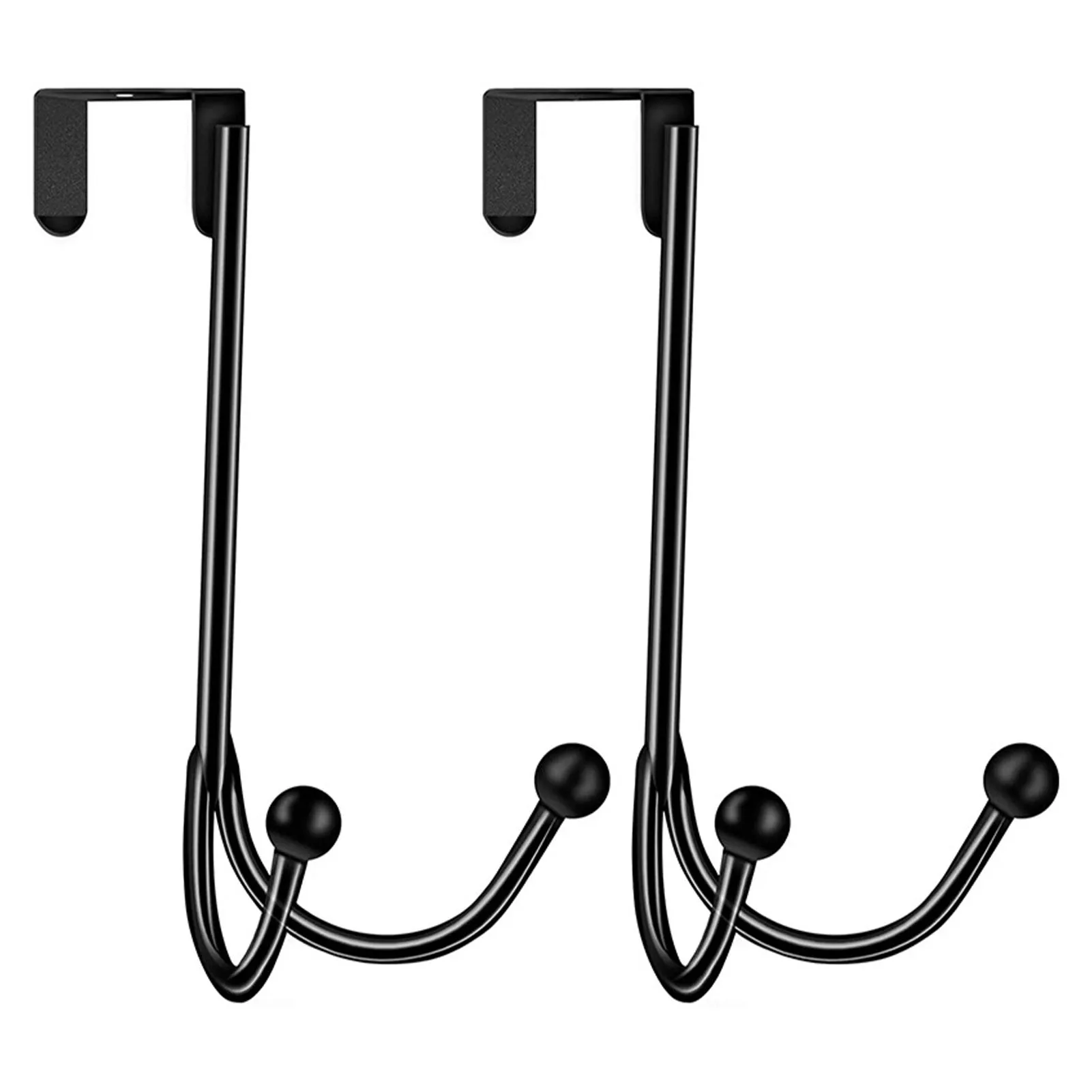 Metal Twin Hooks 2Pcs Over The Door Hooks Double Hooks Door Hangers Cubical Hook For Hang Bags Backpack Hats Closet Coats
Metal Twin Hooks 2Pcs Over The Door Hooks Double Hooks Door Hangers Cubical Hook For Hang Bags Backpack Hats Closet Coats