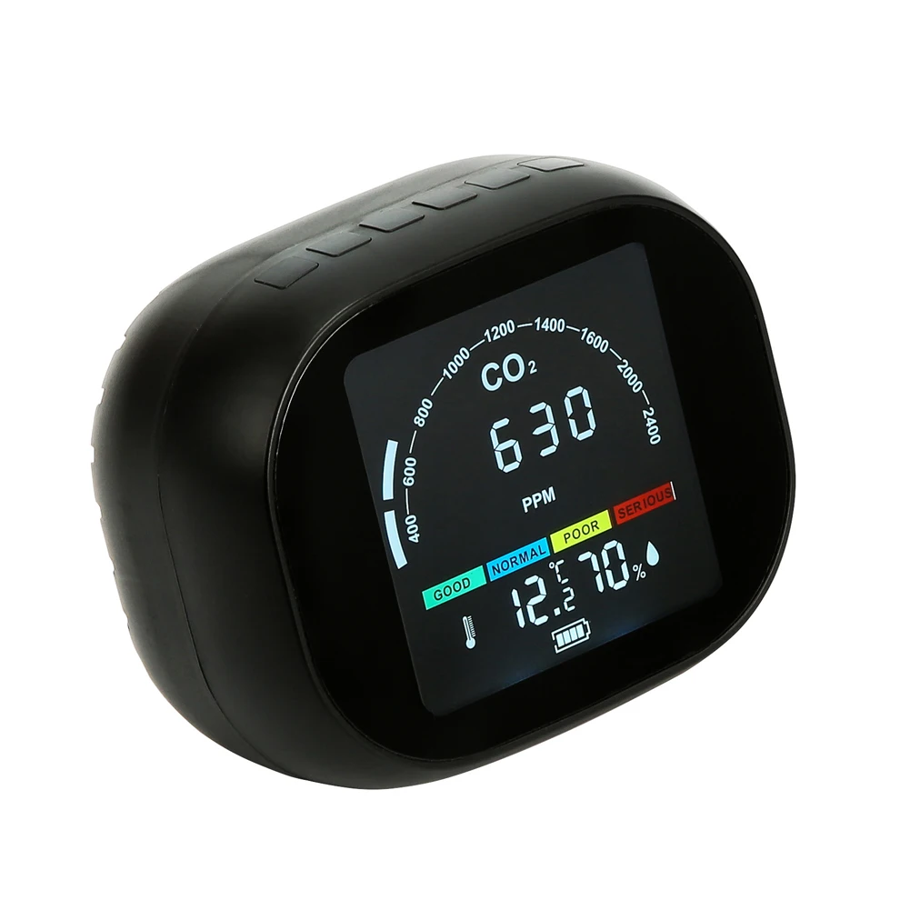 3 In 1 Carbon Dioxide CO2 Temperature Humidity Detector Desktop Small Carbon Dioxide Detector Portable Home Office
3 In 1 Carbon Dioxide CO2 Temperature Humidity Detector Desktop Small Carbon Dioxide Detector Portable Home Office