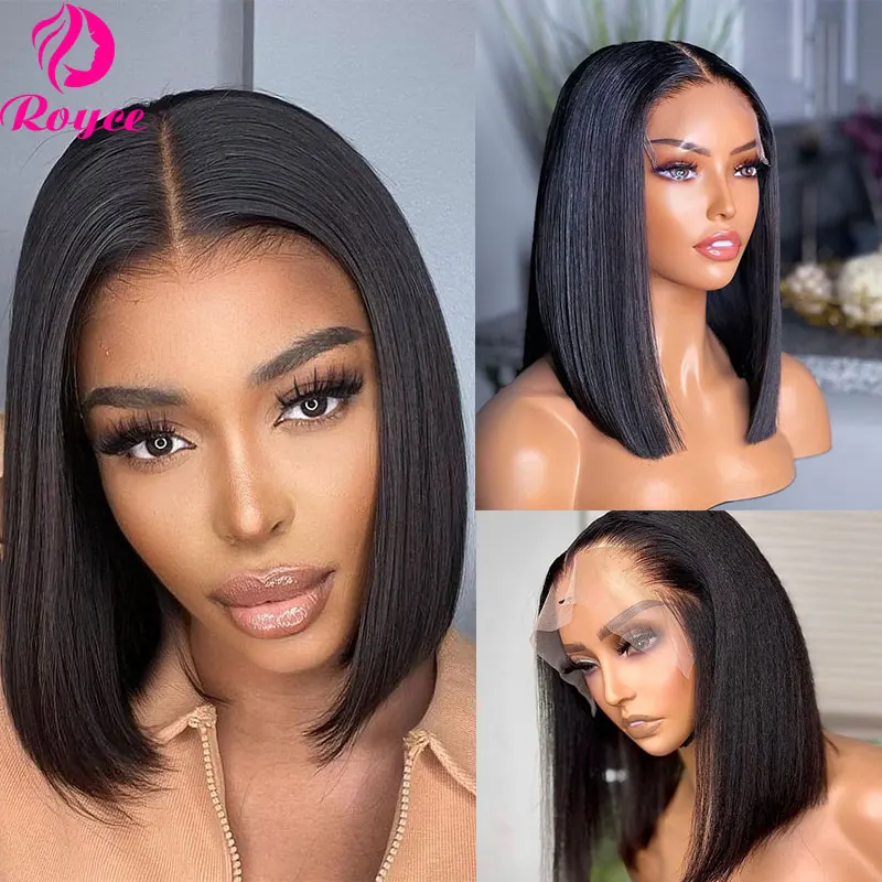Human Hair Wigs Malaysian Straight Bob Wigs For Women Transparent Lace Frontal Wig Pre Plucked Lace Wigs Natural Hair
Human Hair Wigs Malaysian Straight Bob Wigs For Women Transparent Lace Frontal Wig Pre Plucked Lace Wigs Natural Hair