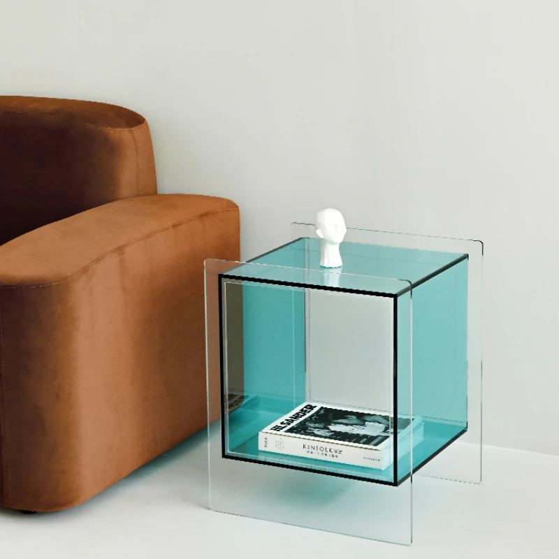 Sofa Side Cabinet Seating Corner Small Coffee Table Nordic Light Luxury Simple Acrylic Bedroom Bedside Glass Craft
Sofa Side Cabinet Seating Corner Small Coffee Table Nordic Light Luxury Simple Acrylic Bedroom Bedside Glass Craft