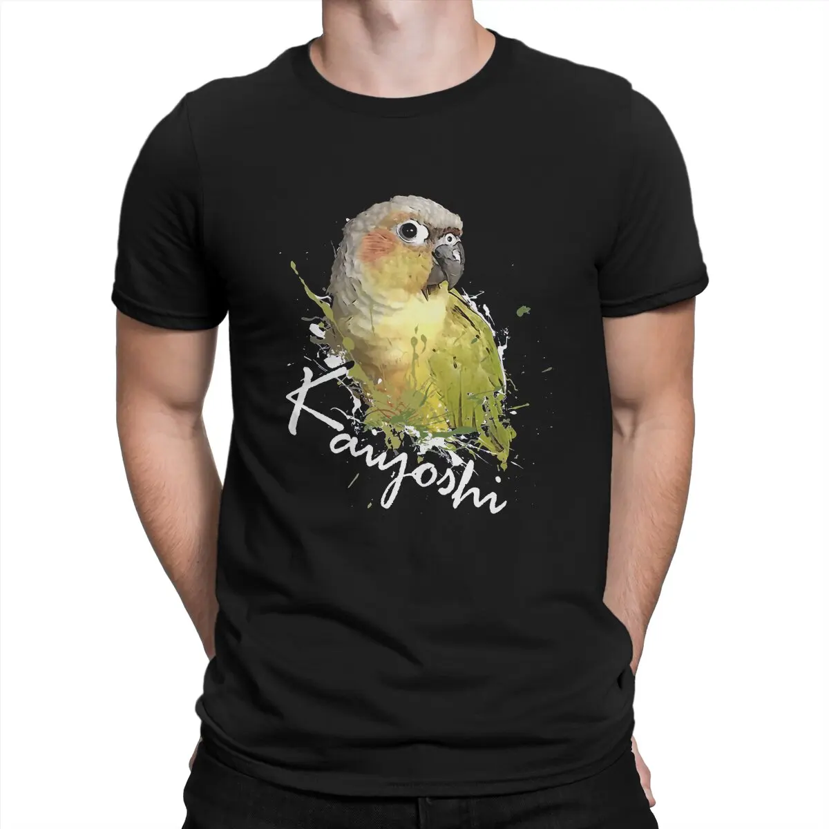 Men T-Shirt Kaiyoshi Dilute Green Cheek Conure Classic Casual Pure Cotton Tees Short Sleeve Parrot Animal T Shirt O Neck
Men T-Shirt Kaiyoshi Dilute Green Cheek Conure Classic Casual Pure Cotton Tees Short Sleeve Parrot Animal T Shirt O Neck