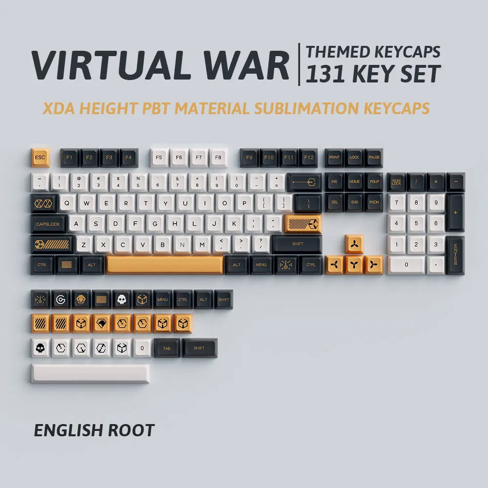 PBT Personalized Keycaps DIY Keycaps for Gaming Mechanical Keyboard Ball Caps XDA High Sublimation Height virtual war theme
PBT Personalized Keycaps DIY Keycaps for Gaming Mechanical Keyboard Ball Caps XDA High Sublimation Height virtual war theme