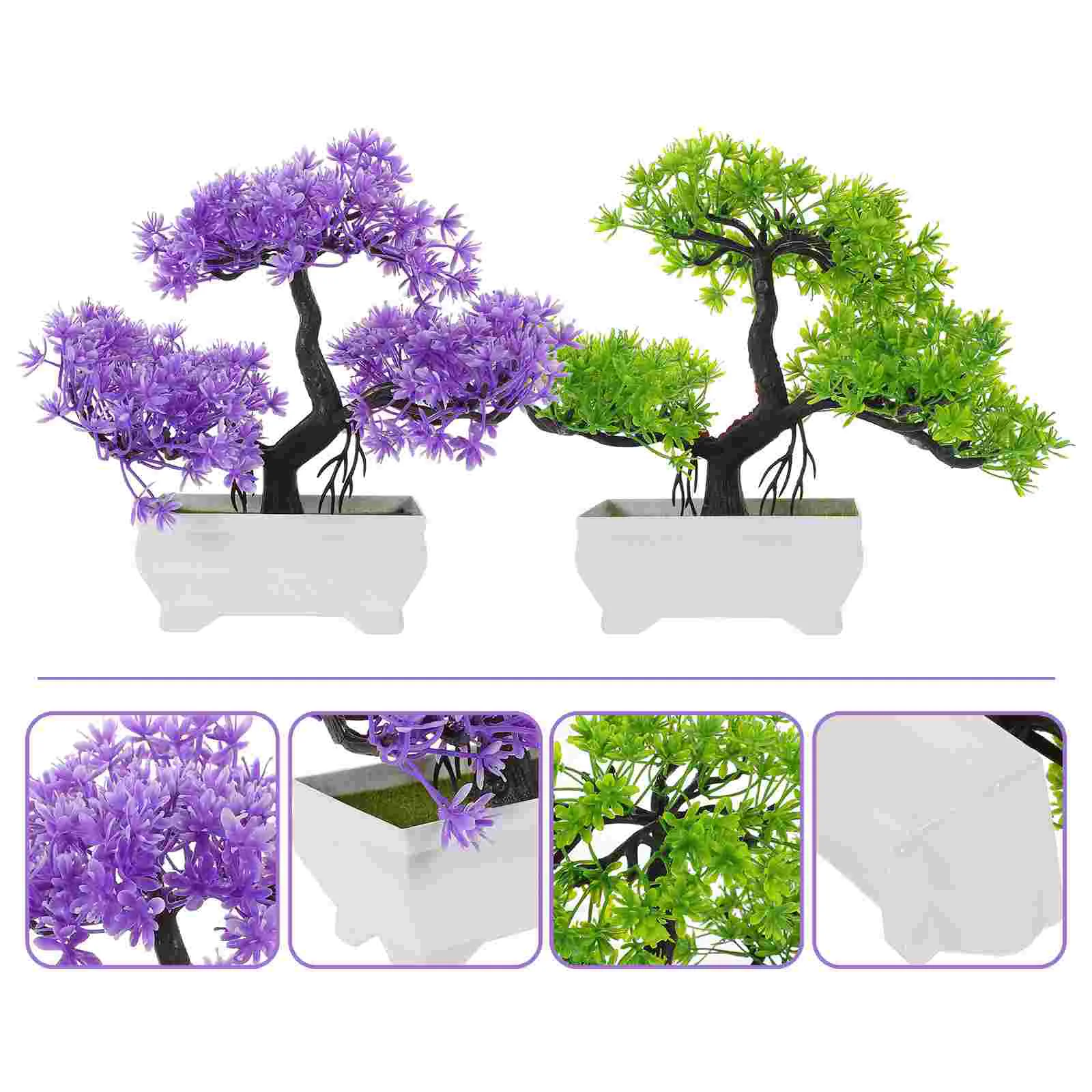 2pcs Fake Bonsai Tree Potted Pine Simulation Fake Bonsai Craft Ornament
2pcs Fake Bonsai Tree Potted Pine Simulation Fake Bonsai Craft Ornament