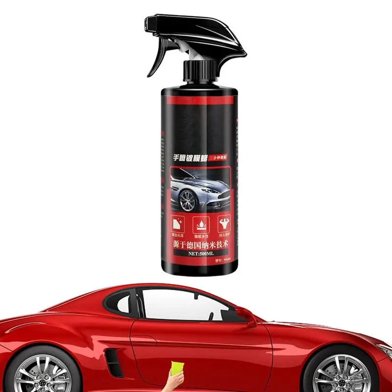 Quick Nano-coating Spray Wax Car Coating Agent Car Scratch Repair Spray Anti Scratch Glass Coat for Windshields Rims Mirrors
Quick Nano-coating Spray Wax Car Coating Agent Car Scratch Repair Spray Anti Scratch Glass Coat for Windshields Rims Mirrors