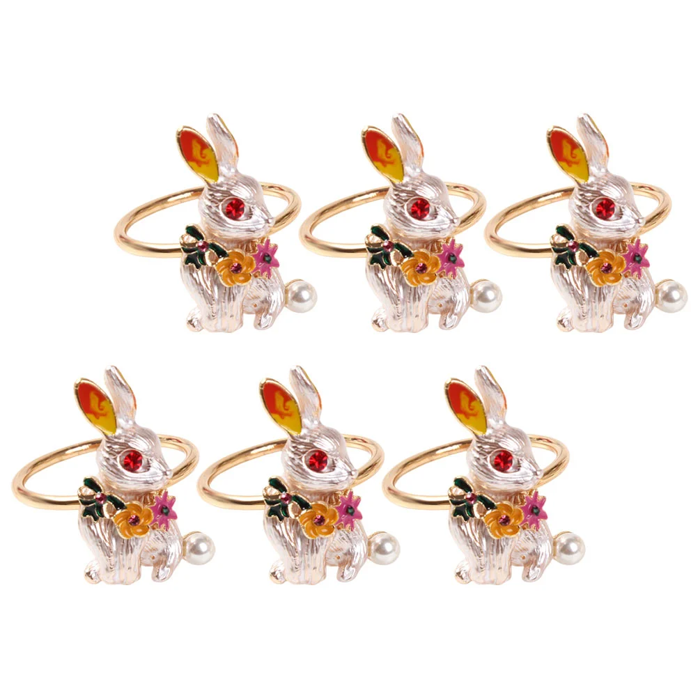 6 Pcs Easter Serviette Rings Vintage Rings Paper Napkin Rings Dining Table Decor Rabbit Round Napkins Wrap Metal Napkin Ring
6 Pcs Easter Serviette Rings Vintage Rings Paper Napkin Rings Dining Table Decor Rabbit Round Napkins Wrap Metal Napkin Ring