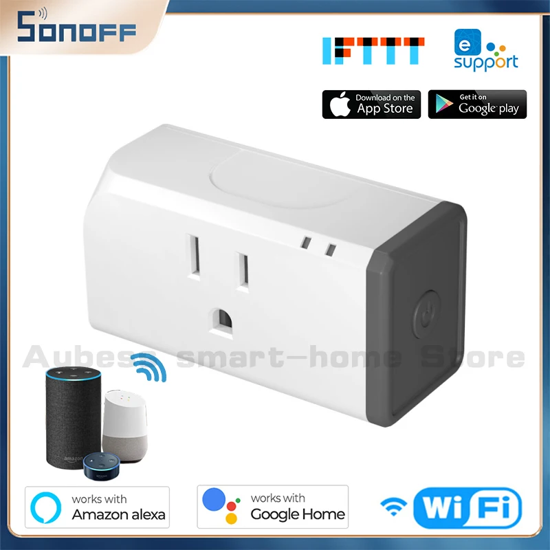 SONOFF S31 Lite US Mini Wifi Socket Smart Wireless Power Switch Timer Plug Home App/Voice/LAN Remote Control Alexa Google Home
SONOFF S31 Lite US Mini Wifi Socket Smart Wireless Power Switch Timer Plug Home App/Voice/LAN Remote Control Alexa Google Home