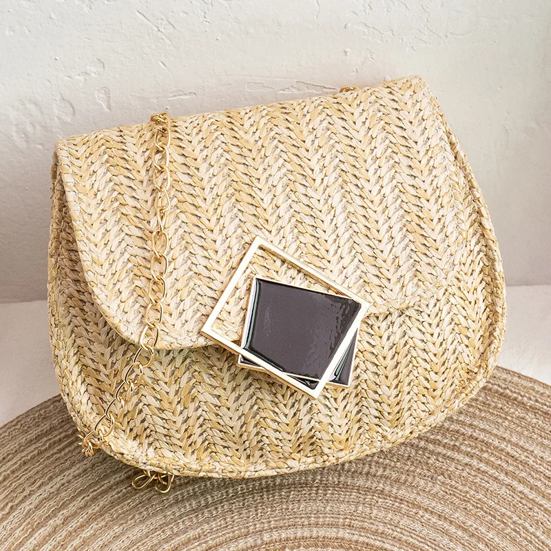 Handmade Half-Round Rattan Woven Straw Crossbody Bag Summer Beach Women Messenger Shoulder Bags Girls Small Handbag Purse 2022
Handmade Half-Round Rattan Woven Straw Crossbody Bag Summer Beach Women Messenger Shoulder Bags Girls Small Handbag Purse 2022