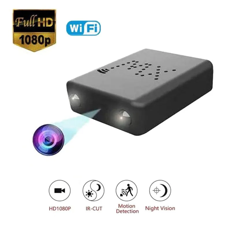 1080P Mini Wifi Camera IR-CUT Body Cameras Voice Video Loop Recording Security Surveillance Cam Night Vision Motion Detection
1080P Mini Wifi Camera IR-CUT Body Cameras Voice Video Loop Recording Security Surveillance Cam Night Vision Motion Detection