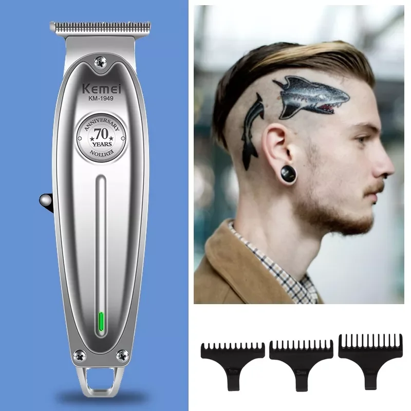 NEW2023 Professional Hair Clipper Silver KM-1949 All-Metal Hair Cutting Machine Trimmer Men Cordless Clipper Salon Barber
NEW2023 Professional Hair Clipper Silver KM-1949 All-Metal Hair Cutting Machine Trimmer Men Cordless Clipper Salon Barber