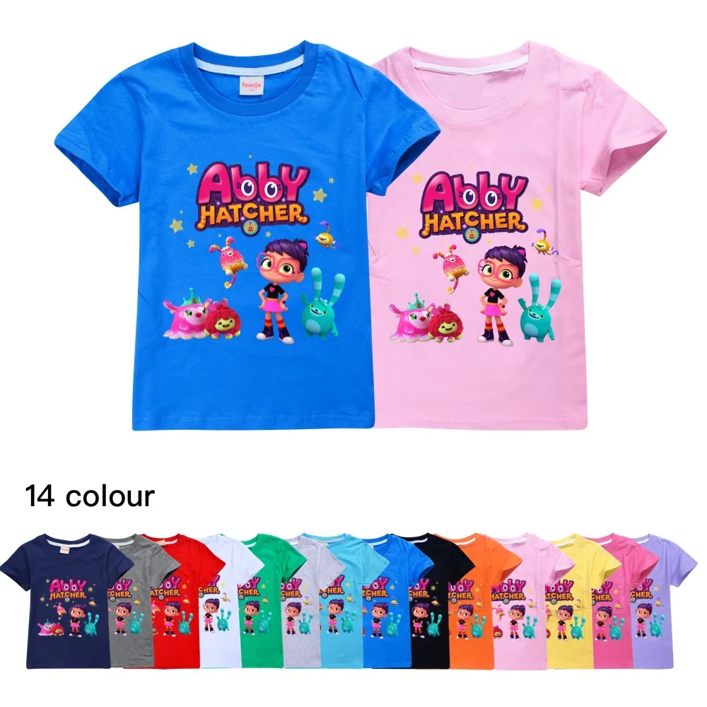 Teen Children Tee Clothing Children's Summer Short-Sleeved T-shirt Abby Hatcher Cartoon Pattern For Boys Girls Kids Sport Tops
Teen Children Tee Clothing Children's Summer Short-Sleeved T-shirt Abby Hatcher Cartoon Pattern For Boys Girls Kids Sport Tops
