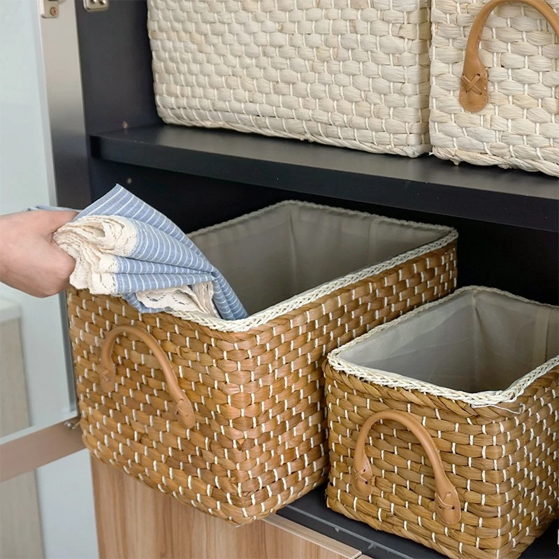 Organizer Closet Storage Box Rattan Weaving Baskets Clothes Toy Snack Basket Storage Rectangular Basket Storage Storage Handmade
Organizer Closet Storage Box Rattan Weaving Baskets Clothes Toy Snack Basket Storage Rectangular Basket Storage Storage Handmade