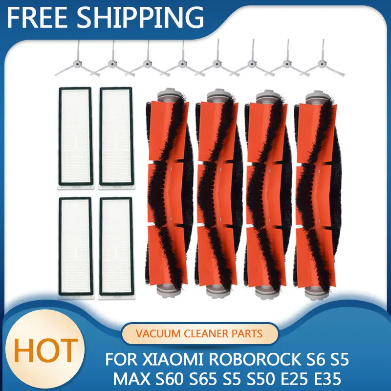 HEPA Filter Side Brush Cleanel Robot Mopping Cloths For Xiaomi Roborock S6 S5 MAX S60 S65 S5 S50 E25 E35 Vacuum Parts
HEPA Filter Side Brush Cleanel Robot Mopping Cloths For Xiaomi Roborock S6 S5 MAX S60 S65 S5 S50 E25 E35 Vacuum Parts