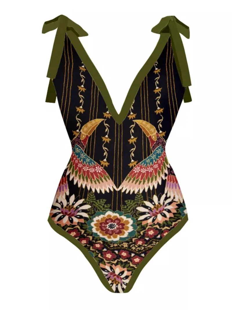 Female Retro Swimsuit One Piece Printed Swimwear Asymmetrical Holiday Beach Dress Black One Shoulder Designer Bathing Suit
Female Retro Swimsuit One Piece Printed Swimwear Asymmetrical Holiday Beach Dress Black One Shoulder Designer Bathing Suit