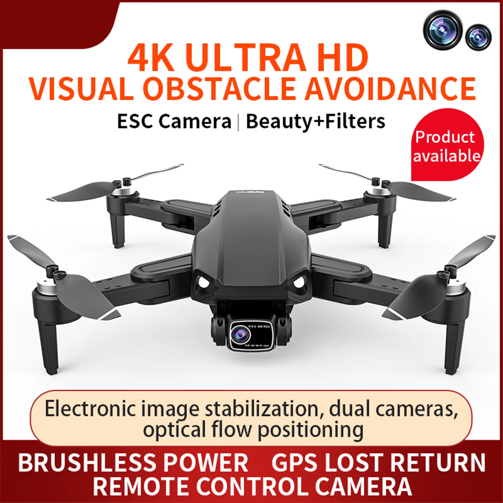L900 Pro SE 5G GPS FPV 4K Ultra HD Camera Drone Brushless Motor Vision Obstacle Avoidance Professional Drone Auto Return 25Minut
L900 Pro SE 5G GPS FPV 4K Ultra HD Camera Drone Brushless Motor Vision Obstacle Avoidance Professional Drone Auto Return 25Minut