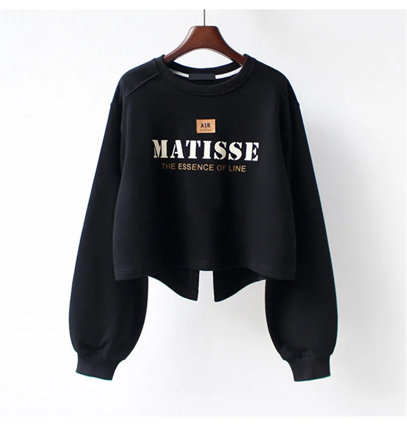 Женская толстовка Y2K, короткий Свободный пуловер, женские повседневные толстовки, черные топы с надписью, повседневная верхняя одежда, джем...
Женская толстовка Y2K, короткий Свободный пуловер, женские повседневные толстовки, черные топы с надписью, повседневная верхняя одежда, джем...