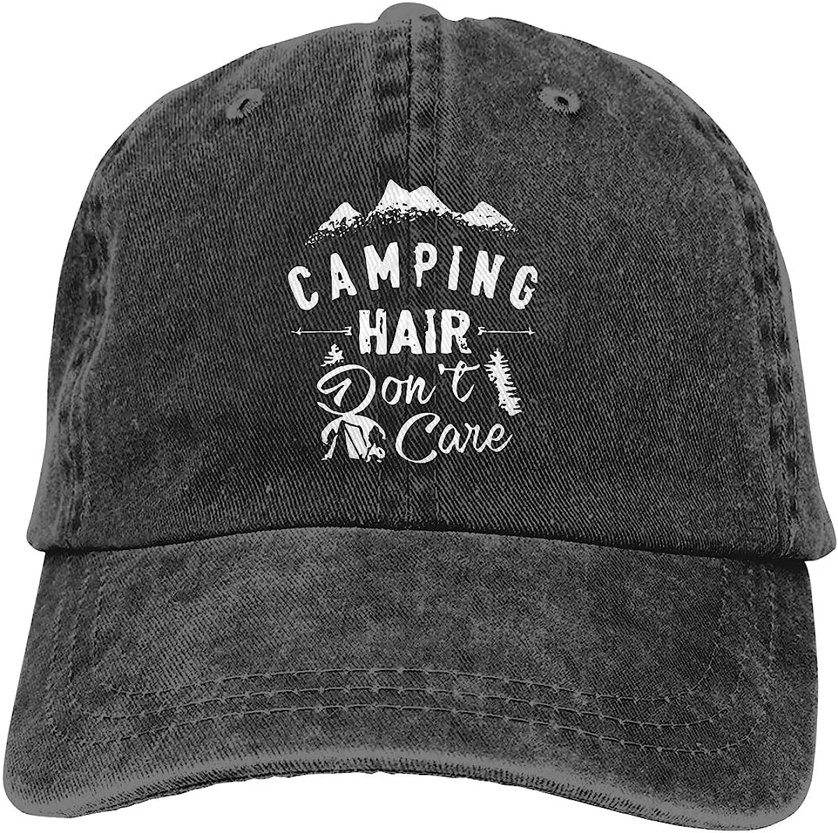 Unisex Camping Hair Don't Care Classic Baseball Cap Dad Hat 100% Cotton Denim Soft Adjustable One Size Four Seasons Casual
Unisex Camping Hair Don't Care Classic Baseball Cap Dad Hat 100% Cotton Denim Soft Adjustable One Size Four Seasons Casual