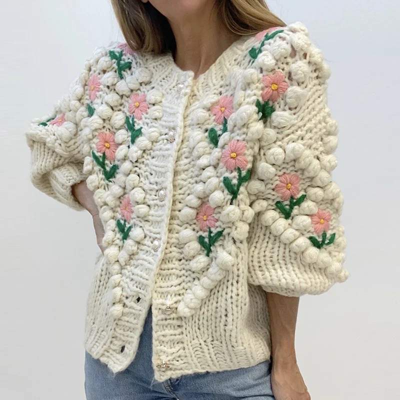 OMCHION Casaco Feminino Inverno 2022 Winter Crocheted Embroidery Sweater Coat Women Casual Twist Pearl Button Knitted Cardigan
OMCHION Casaco Feminino Inverno 2022 Winter Crocheted Embroidery Sweater Coat Women Casual Twist Pearl Button Knitted Cardigan