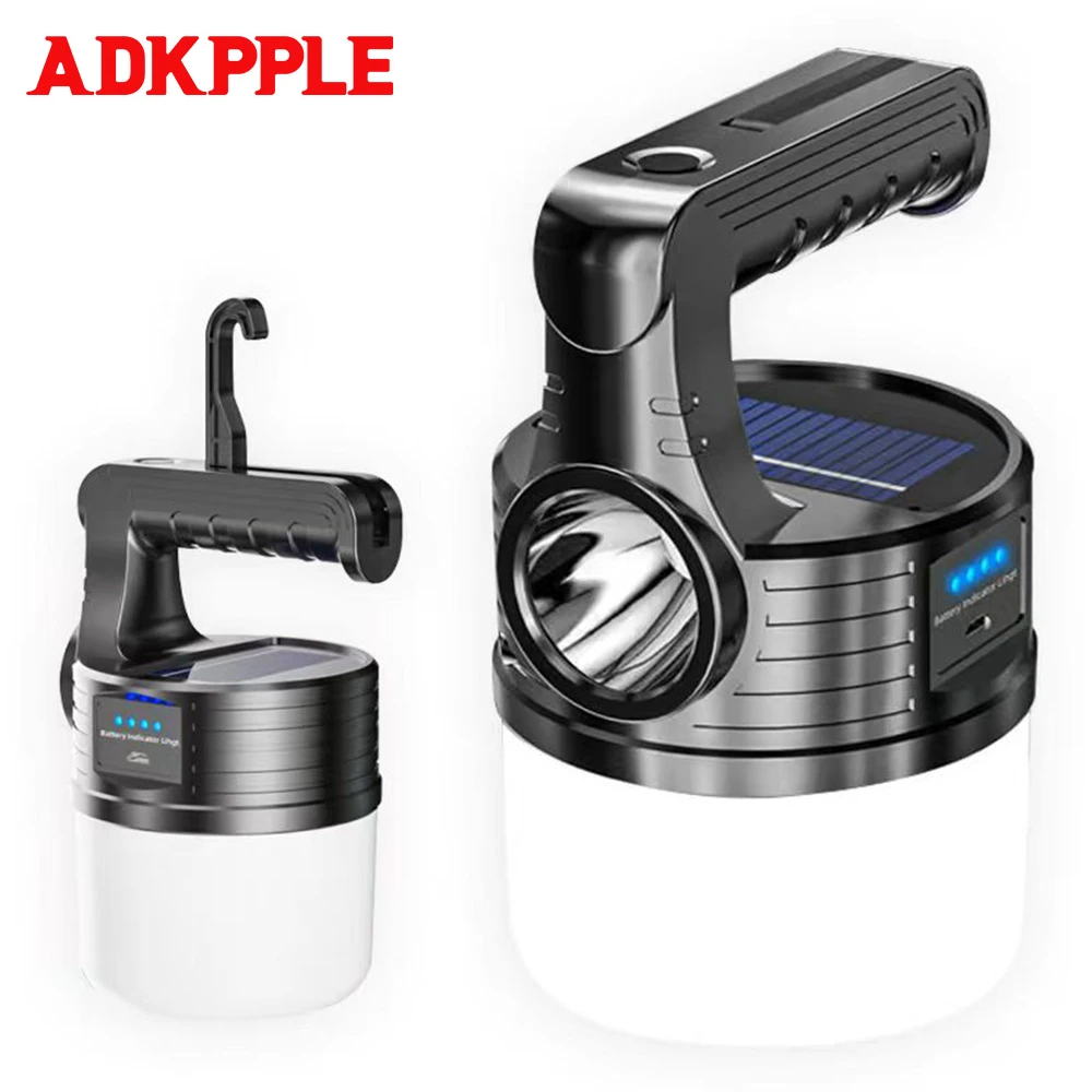 Portable Solar Lantern Outdoor Camping Light COB LED Work Lamp Waterproof Emergency Spotlight USB Rechargeable forHiking Fishing
Portable Solar Lantern Outdoor Camping Light COB LED Work Lamp Waterproof Emergency Spotlight USB Rechargeable forHiking Fishing