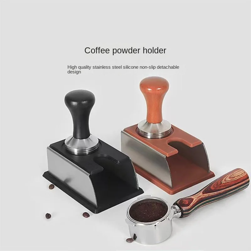 Stainless Steel Coffee Tamper Stand Coffee Powder Maker Rack Silicone Tamping Mat Coffee Tampers Tool Accessory
Stainless Steel Coffee Tamper Stand Coffee Powder Maker Rack Silicone Tamping Mat Coffee Tampers Tool Accessory