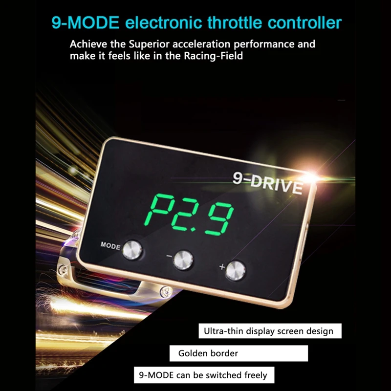 Throttle Response Controller 9 Drive Modes Racing Accelerator Potent Booster Tuning Parts Accessory (832)
Throttle Response Controller 9 Drive Modes Racing Accelerator Potent Booster Tuning Parts Accessory (832)