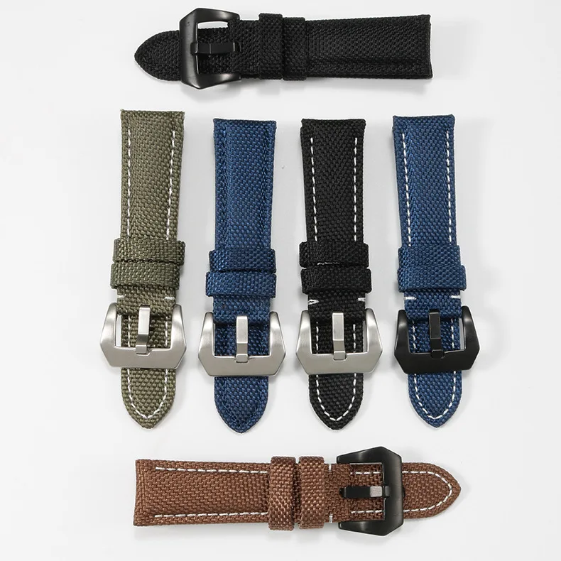 Watch Accessories 22/24/26mm Canvas Nylon Waterproof Pin Buckle Watch Band Substitute Tissot T035 407A T035 410A Series Strap
Watch Accessories 22/24/26mm Canvas Nylon Waterproof Pin Buckle Watch Band Substitute Tissot T035 407A T035 410A Series Strap