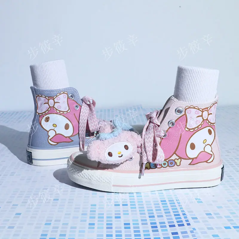 2022 Mymelody Canvas Shoes Kawaii Sanrio Cartoon High Top Student Flat Shoes Cute Girls Outdoor Casual Shoes Couple Gift
2022 Mymelody Canvas Shoes Kawaii Sanrio Cartoon High Top Student Flat Shoes Cute Girls Outdoor Casual Shoes Couple Gift