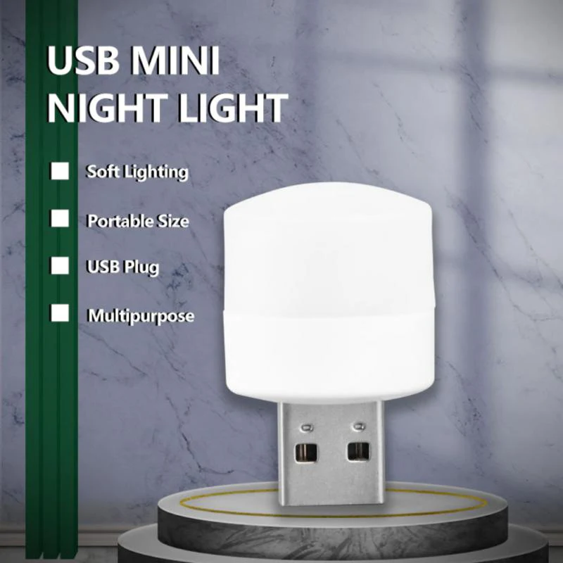 10 шт., фонарь для чтения с USB-разъемом