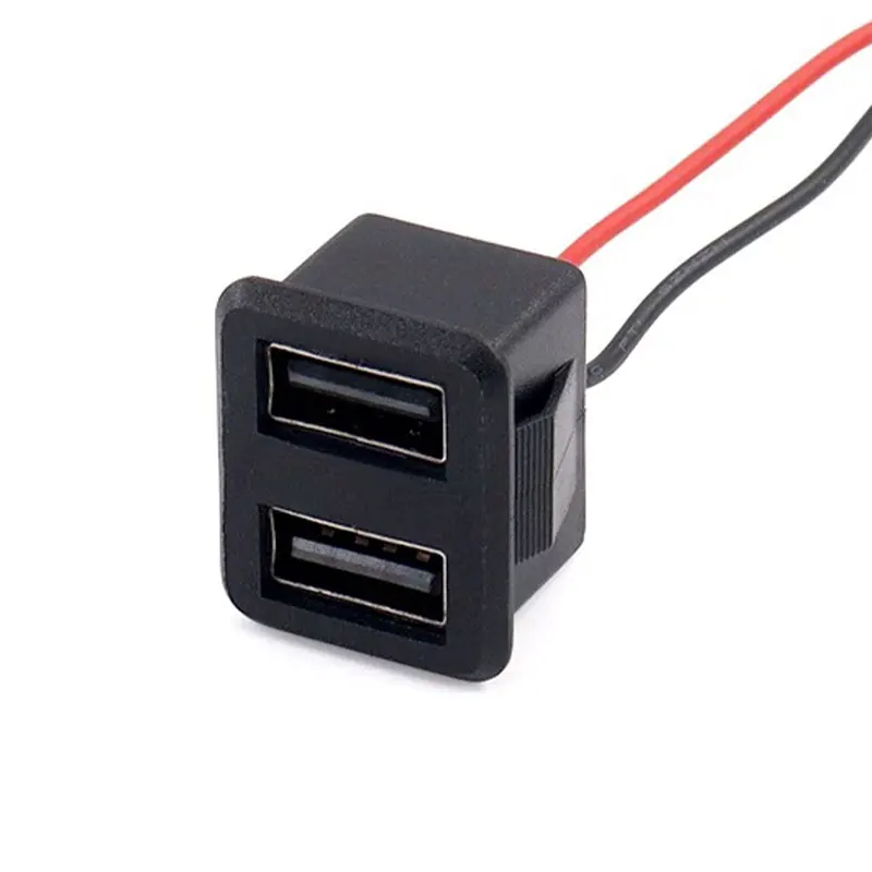 Двухслойная USB-розетка 3A 100В
Двухслойная USB-розетка 3A 100В