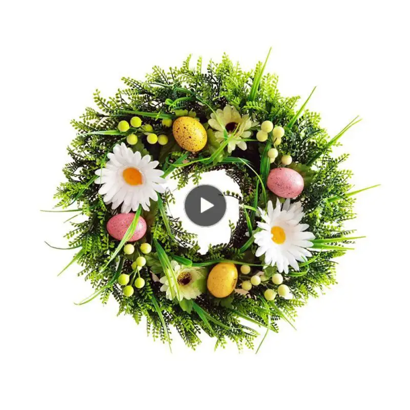 Diy Rattan Egg Wreath Pendant Happy Easter Easter Egg Wreath Flower Garland Easter Garland Wedding Decoration Door Hanging 
Diy Rattan Egg Wreath Pendant Happy Easter Easter Egg Wreath Flower Garland Easter Garland Wedding Decoration Door Hanging