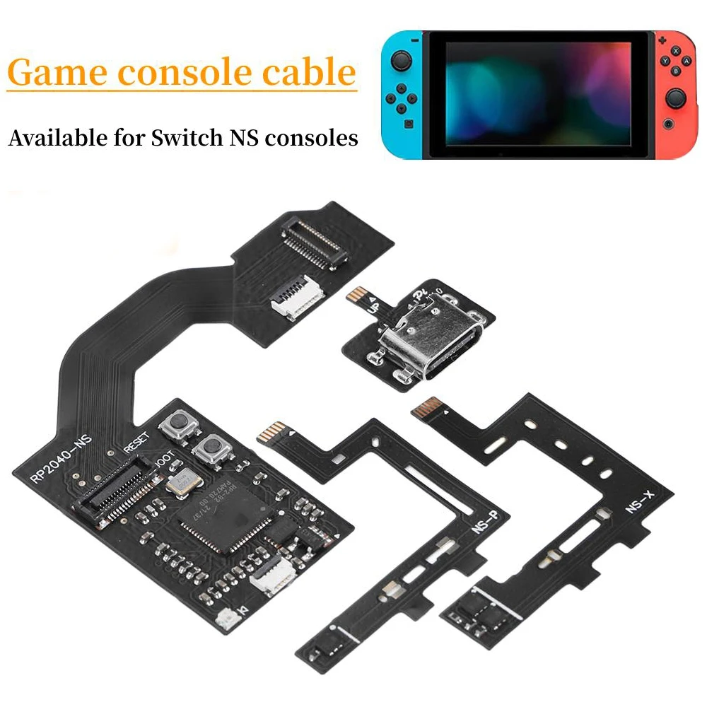 RP2040 Game Console Cable Chip Replacement For Switch/Oled/Lite CPU Flex Cable Ribbon Cable For Switch Game Accessories
RP2040 Game Console Cable Chip Replacement For Switch/Oled/Lite CPU Flex Cable Ribbon Cable For Switch Game Accessories