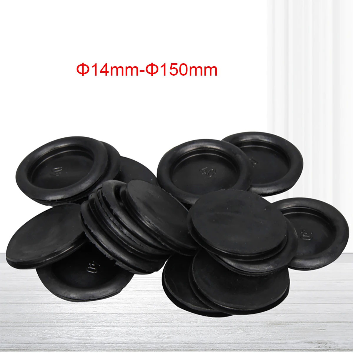 Black 14mm-150mm Single Sided Blanking Blind Rubber Wiring Grommets Hole Plug Electrical Wire Gasket Pack of 5/10/20/50pcs
Black 14mm-150mm Single Sided Blanking Blind Rubber Wiring Grommets Hole Plug Electrical Wire Gasket Pack of 5/10/20/50pcs