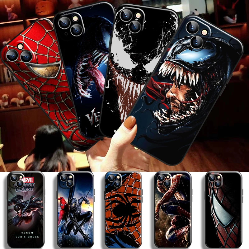 Marvel Spiderman Venom Phone Case For iPhone 14 Pro Max 13 12 11 Pro Mini X XR XS Max 7 8 Plus Carcasa Coque Cover
Marvel Spiderman Venom Phone Case For iPhone 14 Pro Max 13 12 11 Pro Mini X XR XS Max 7 8 Plus Carcasa Coque Cover