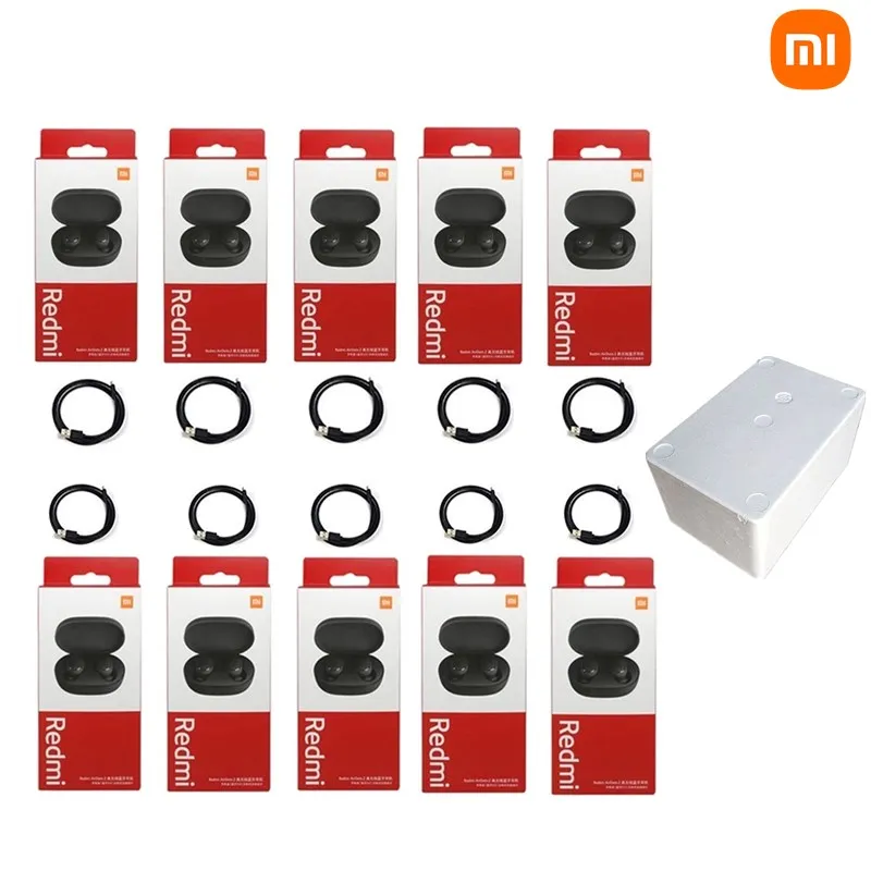 10Pieces/lot Xiaomi Redmi Airdots 2 TWS Bluetooth Earphone Stereo Bass Airdots headphones With Mic Handsfree Stereo Noise Earbud
10Pieces/lot Xiaomi Redmi Airdots 2 TWS Bluetooth Earphone Stereo Bass Airdots headphones With Mic Handsfree Stereo Noise Earbud