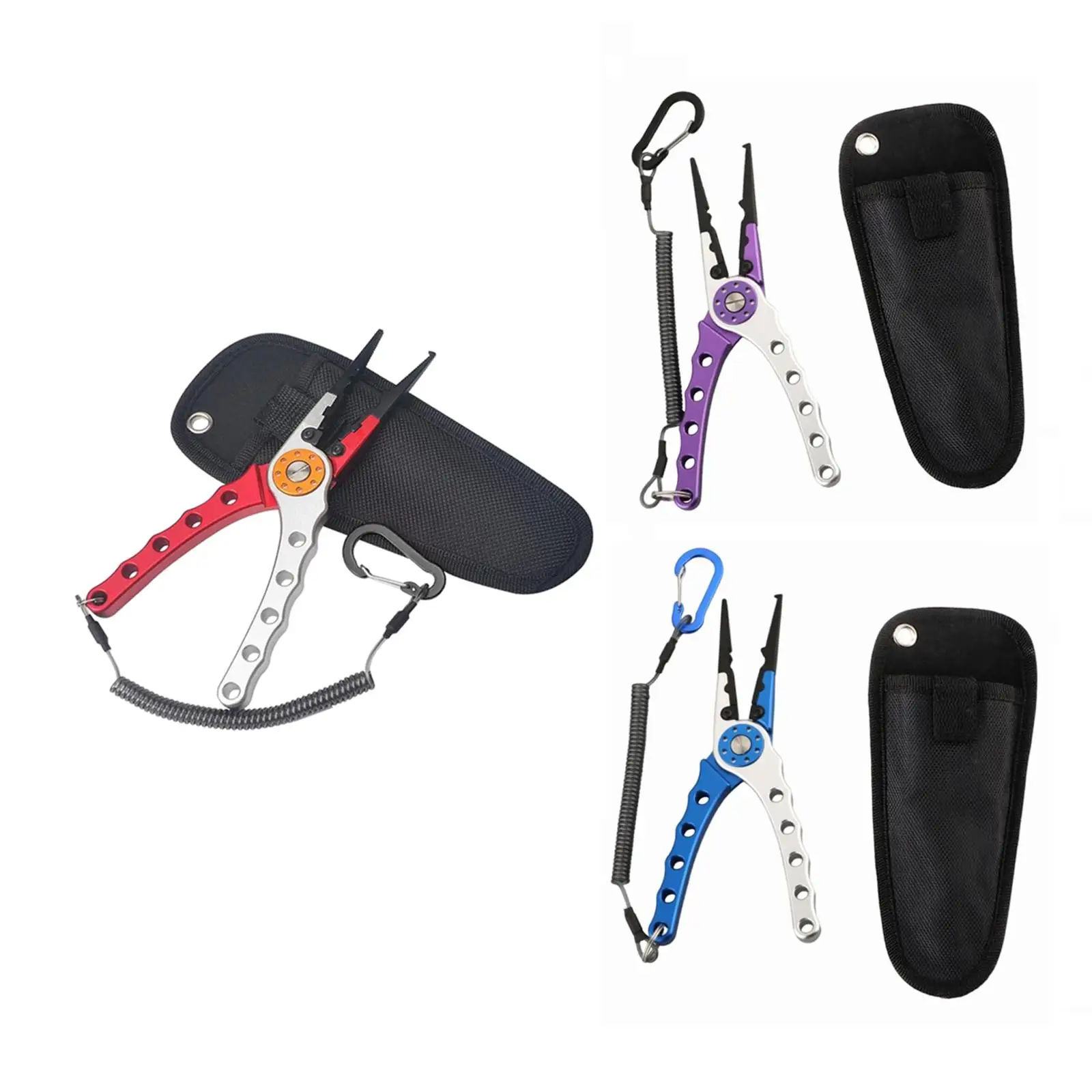 Lightweight Fishing Pliers Fish Tackle with Sheath Lanyard Split Ring Pliers Saltwater Freshwater
Lightweight Fishing Pliers Fish Tackle with Sheath Lanyard Split Ring Pliers Saltwater Freshwater