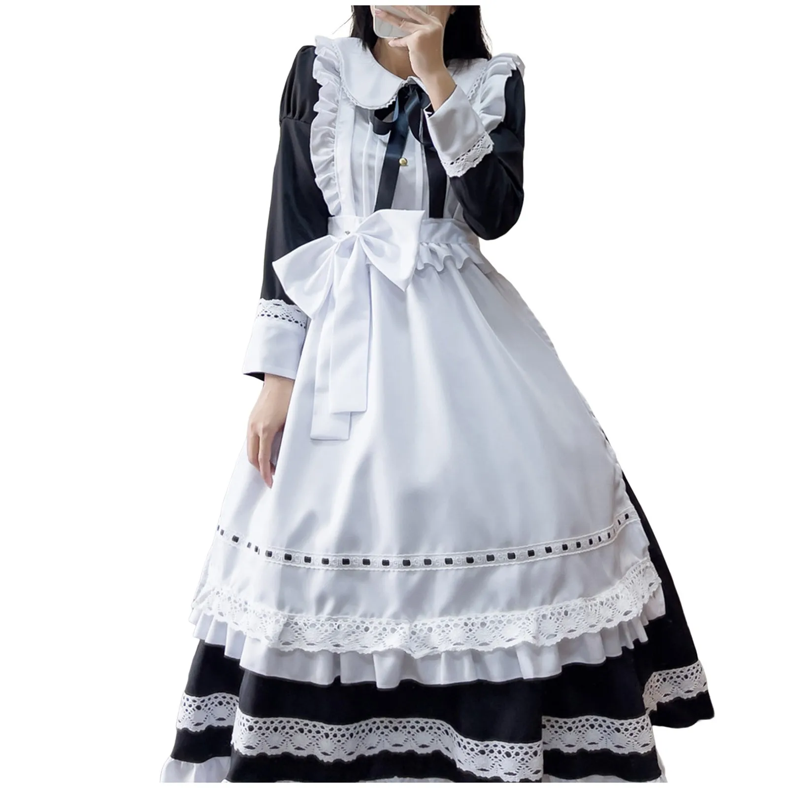 Bavarian Oktoberfest Dress For Women Long Sleeve Bow Oktoberfest Uniform Long Robe Beer Maid Cosplay Dress Suit For Halloween
Bavarian Oktoberfest Dress For Women Long Sleeve Bow Oktoberfest Uniform Long Robe Beer Maid Cosplay Dress Suit For Halloween