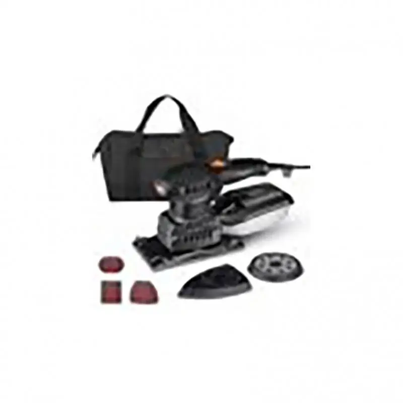 Electric Sander With 15 Pcs Sandpapers and 6 Variable Speeds, Efficient Dust Collection System For Woodworking - MDS01B
Electric Sander With 15 Pcs Sandpapers and 6 Variable Speeds, Efficient Dust Collection System For Woodworking - MDS01B