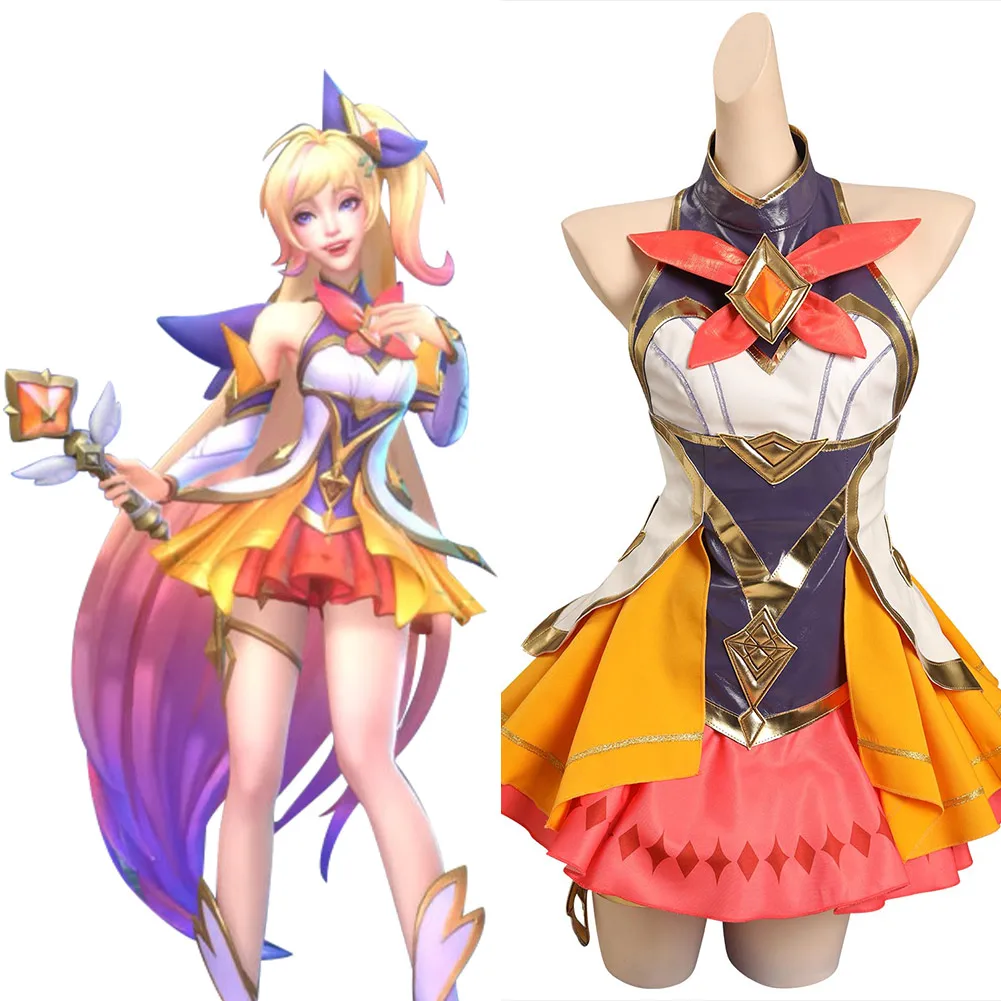 LOL Seraphine Star Guardian Cosplay Costume Dress Outfits Halloween Carnival Suit
LOL Seraphine Star Guardian Cosplay Costume Dress Outfits Halloween Carnival Suit