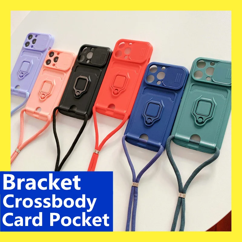 Fashion Simple Black Card Bag Strap Cord Chain Phone Case For iPhone 14 13 12 11 Pro Max XR XS 8 7 Plus SE Bracket Lanyard Cover
Fashion Simple Black Card Bag Strap Cord Chain Phone Case For iPhone 14 13 12 11 Pro Max XR XS 8 7 Plus SE Bracket Lanyard Cover